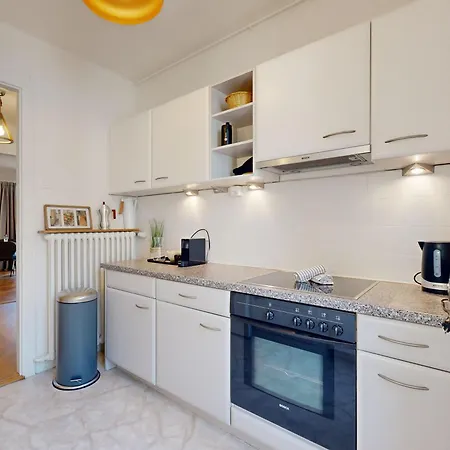 Bright Flat In The Heart Of شقة *